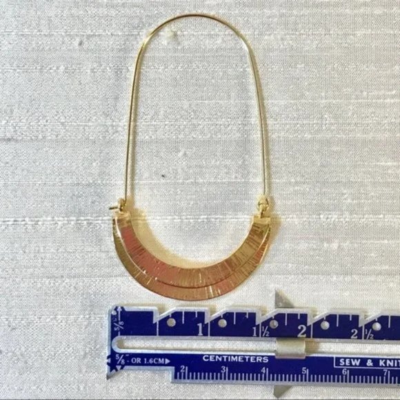 New! Anthropologie Gold Hoop Earrings - Picture 5 of 7